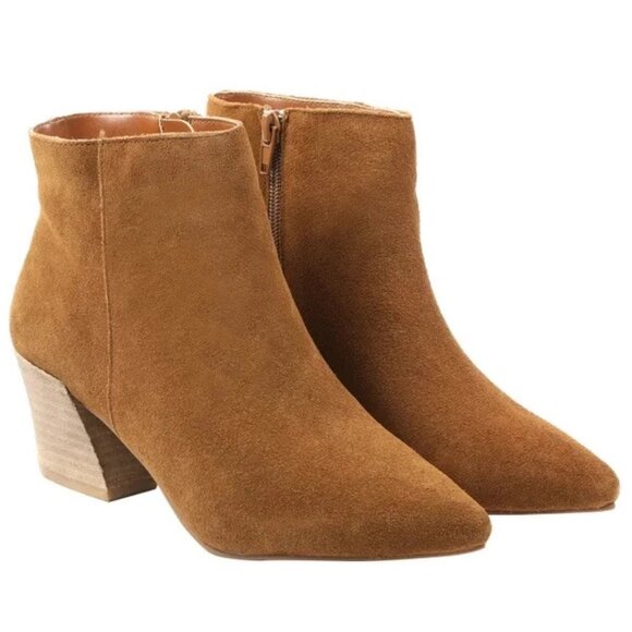 Kensie Ladies' Lyden Bootie Brown Suede SFYAUG19 US 7 - Picture 1 of 6